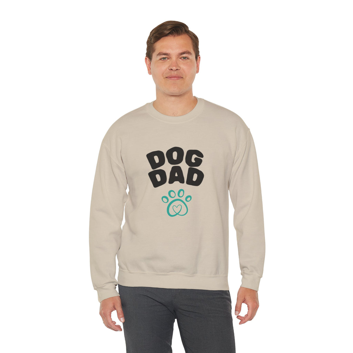 Custom Dog Photo Sweatshirt, Personalized Dog Dad Shirt (Two-Sided)