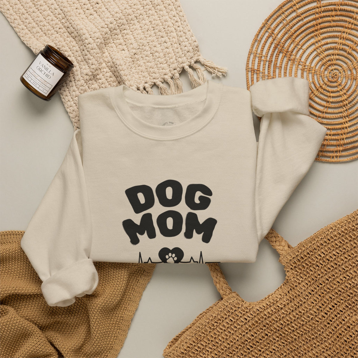 Custom Dog Photo Sweatshirt, Personalized Dog Mom Shirt (Two-Sided)