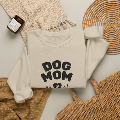 Custom Dog Photo Sweatshirt, Personalized Dog Mom Shirt (Two-Sided)