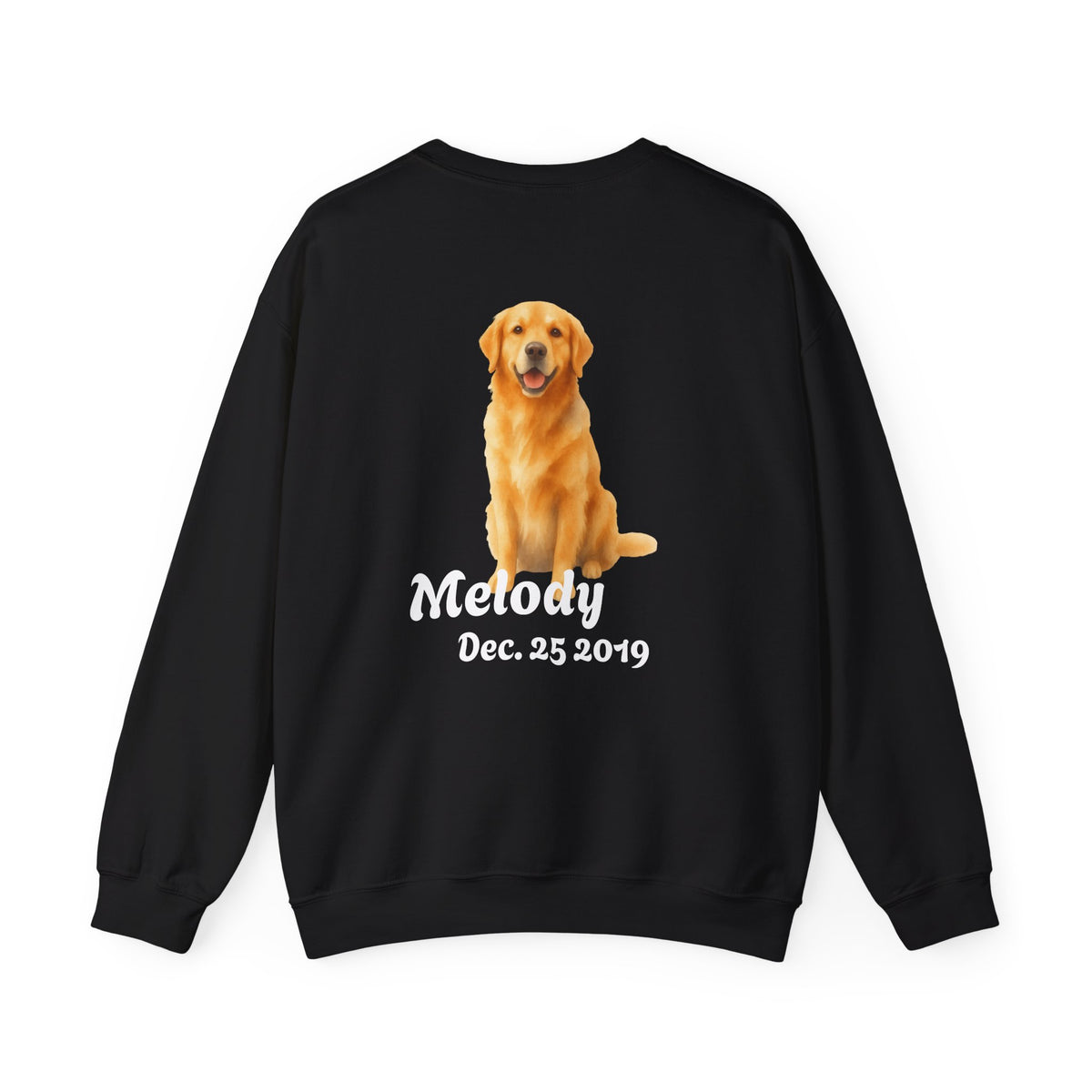 Custom Dog Photo Sweatshirt, Personalized Dog Mom Shirt (Two-Sided)