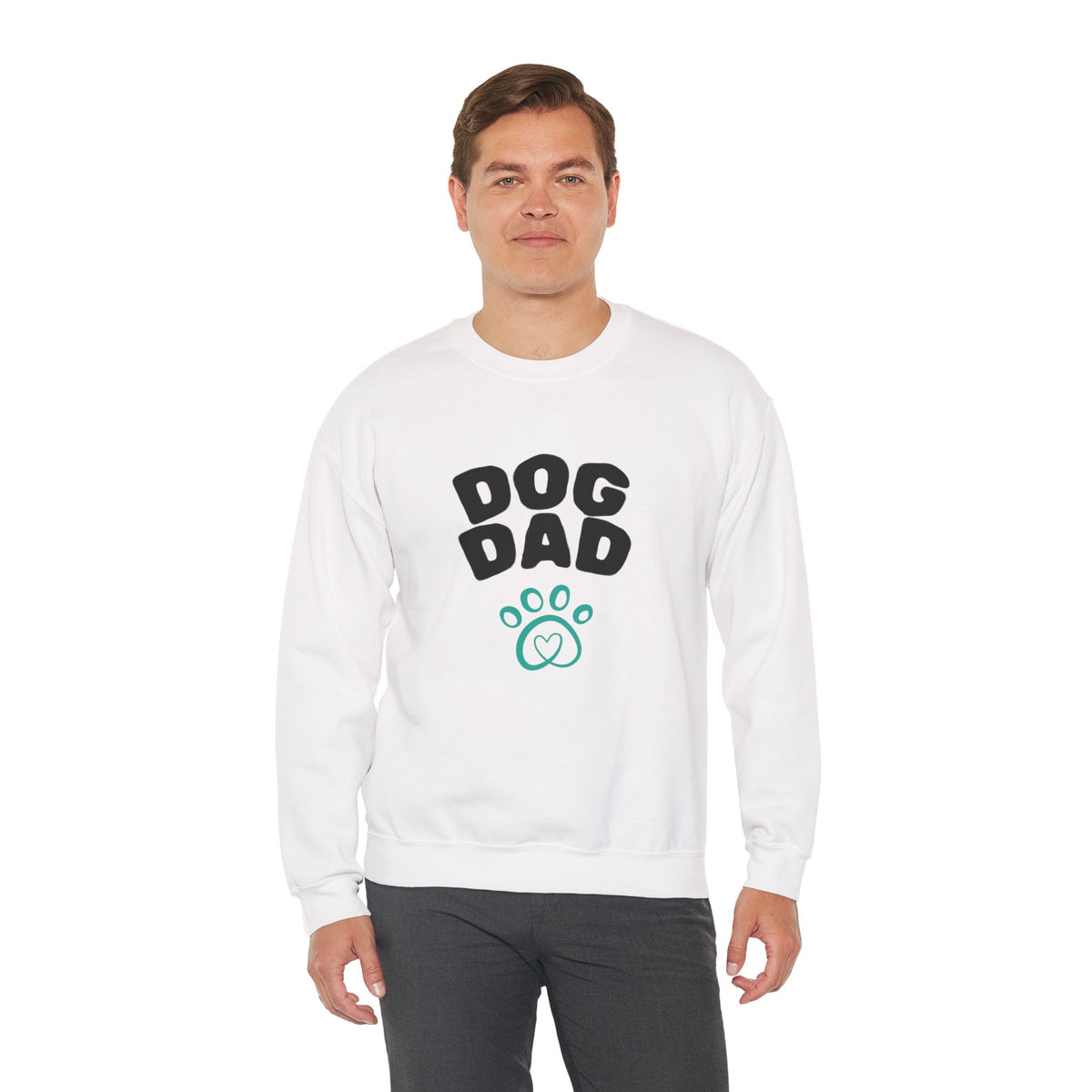 Custom Dog Photo Sweatshirt, Personalized Dog Dad Shirt (Two-Sided)