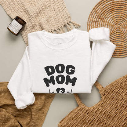 Custom Dog Photo Sweatshirt, Personalized Dog Mom Shirt (Two-Sided)