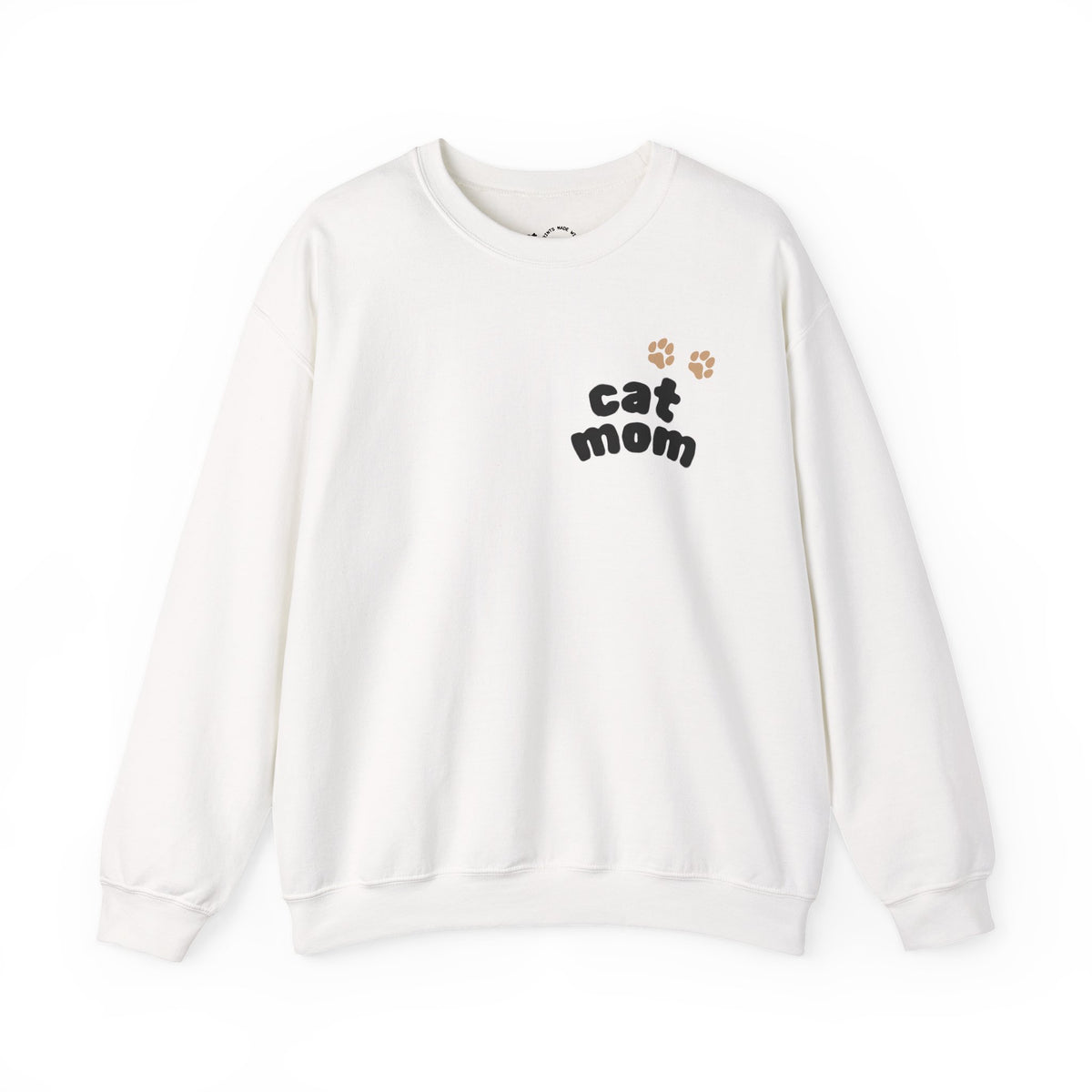 Custom Cat Photo Sweatshirt, Personalized Cat Mom Shirt (Two-Sided)
